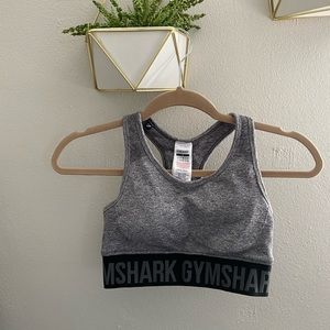 Gymshark Gray/Black Flex Sports Bra